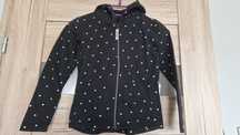 Bluza Coccodrillo r.128 czarna w serduszka