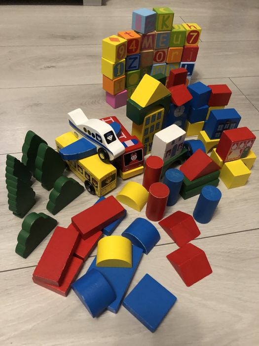 Klocki drewniane Playtive zestaw