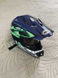 Kask rowerowy Naxa downhill z goglami M