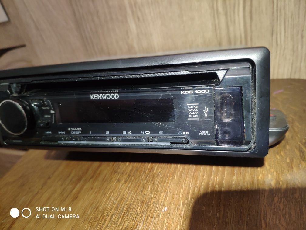 Автомагнітола Kenwood KMM-100U USB AUX FM radio