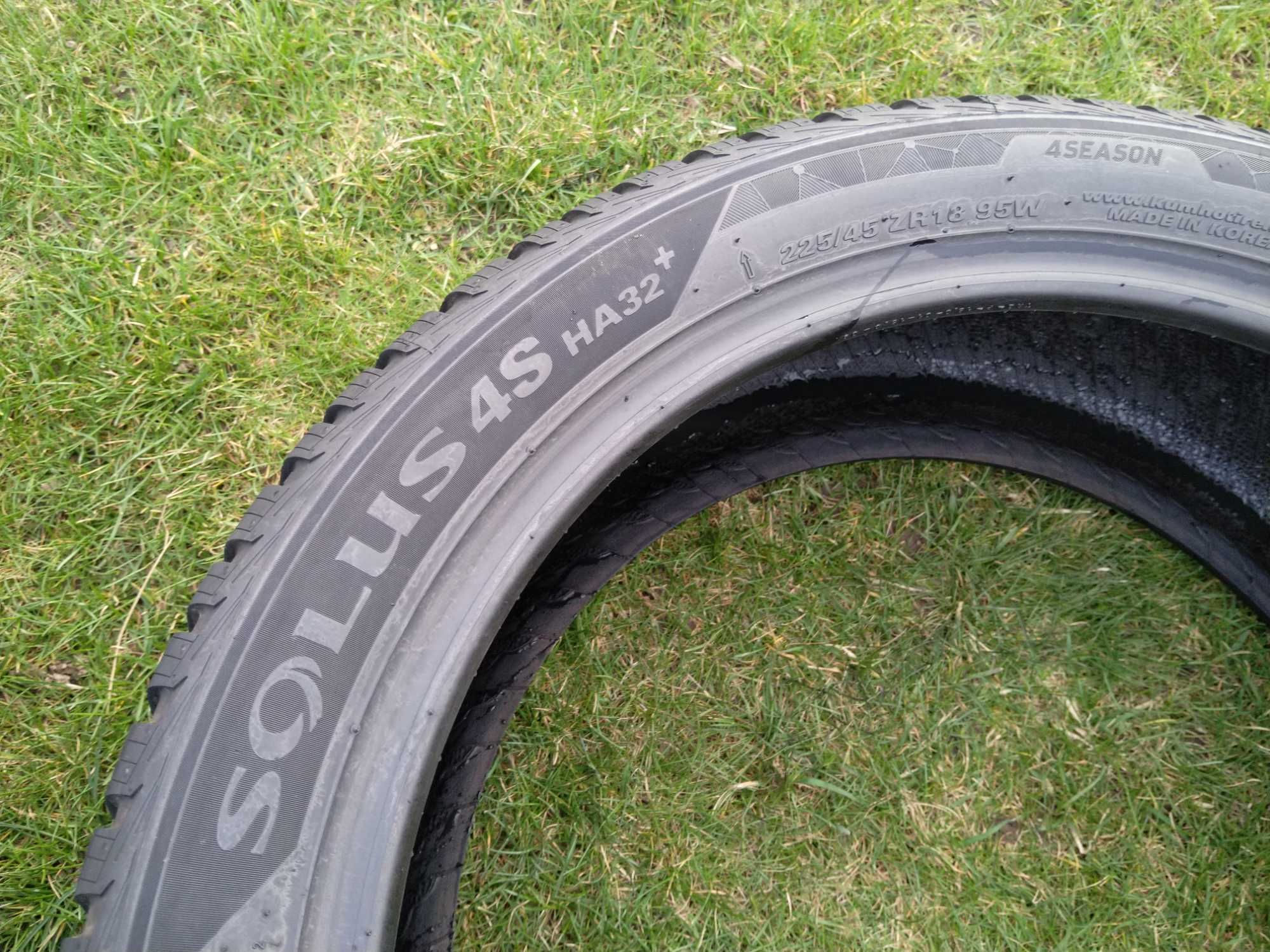 opona 225/45/18 Kumho Solus 4S HA32 1 sztuka 7,5mm 2023