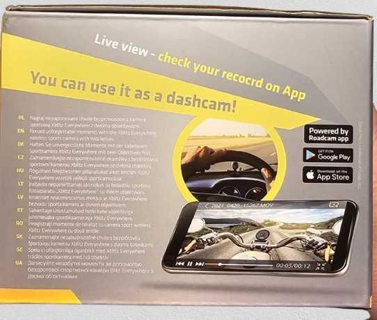Kamera sportowa Xblitz Everywhere podwójna z kartą microSD 32GB