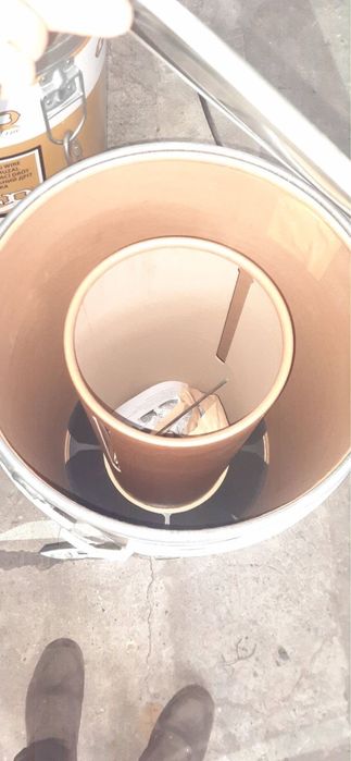 beczka z pod drutu spawalniczego