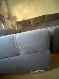 Vendo sofa com chaise longue