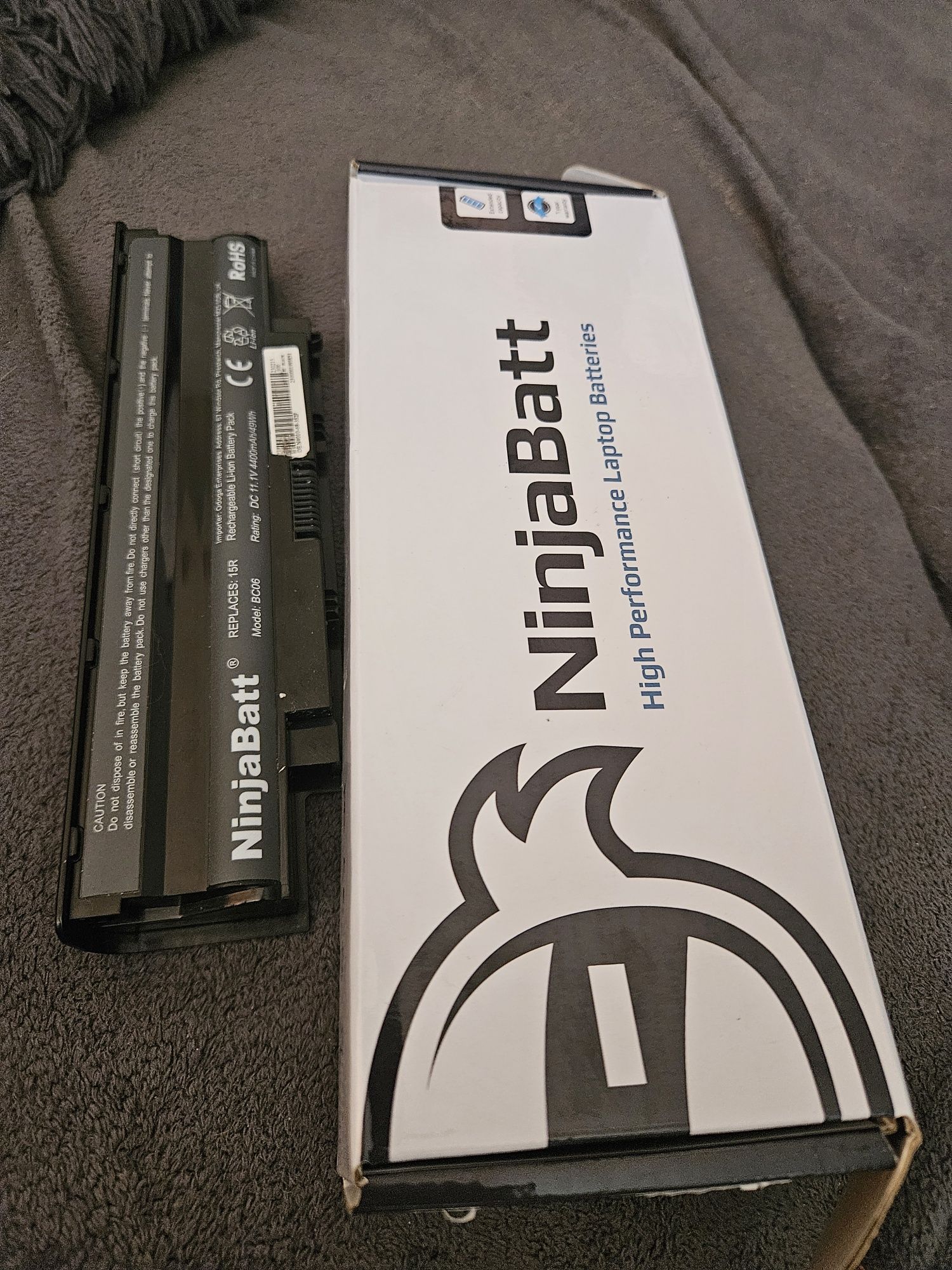 NinjaBatt Bateria do Dell J1KND Inspiron