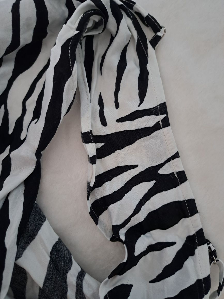 Top Bershka zebra S