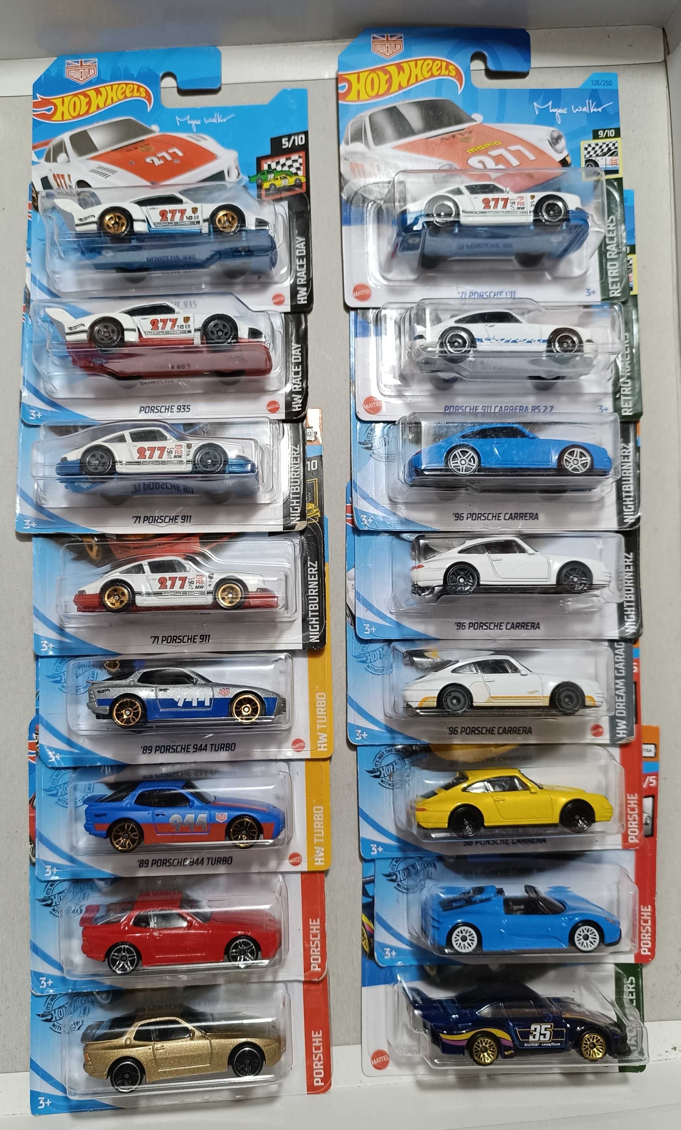 Coleção Porsche & Audi & BMW Hot Wheels