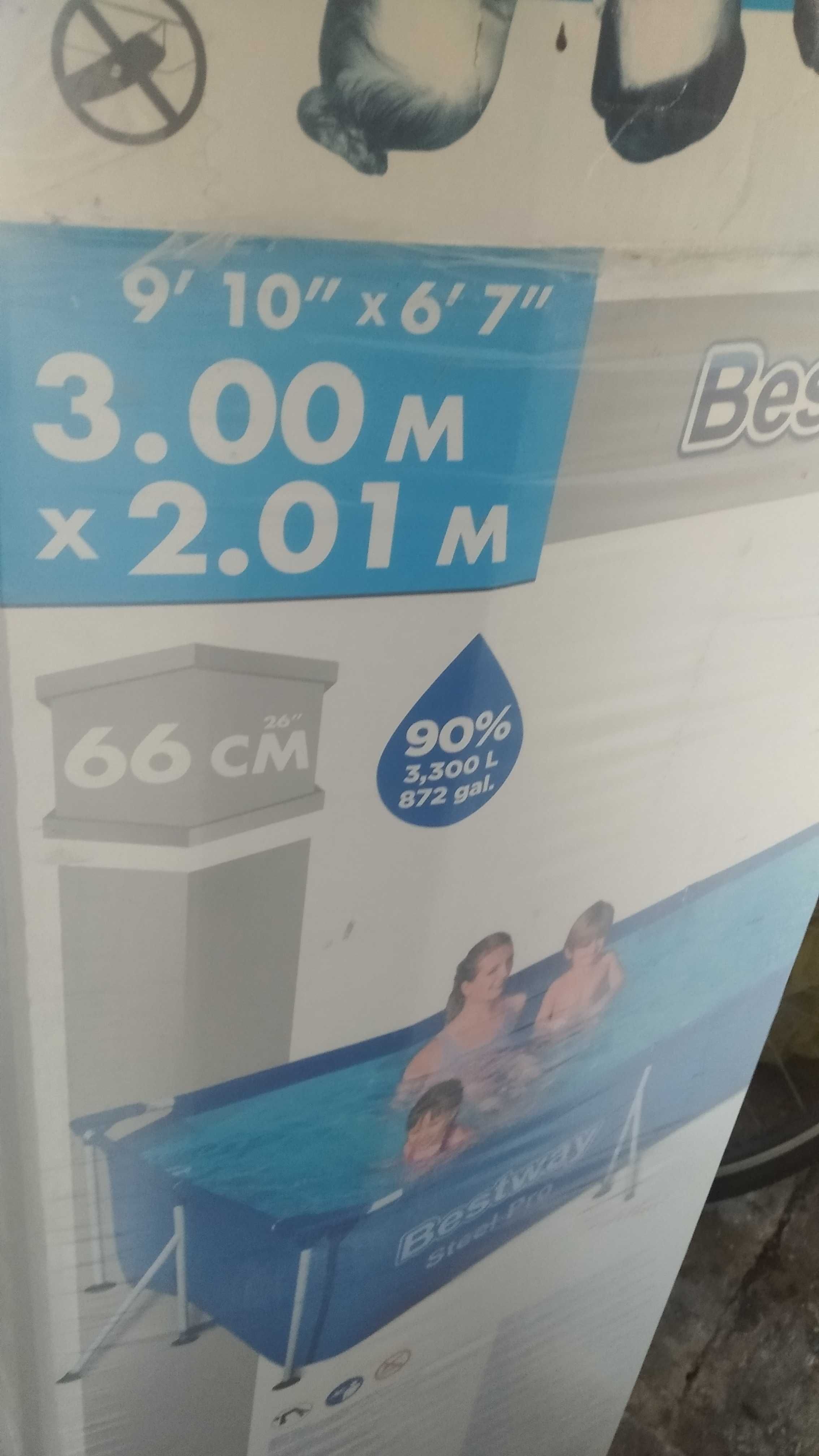 Nowy basen ogrodowy   Bestawy 3 m x 2, 01 m