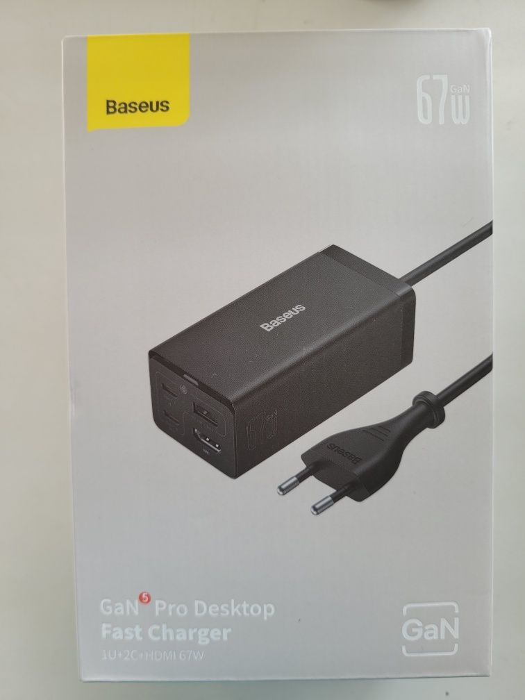 ЗП+HDMI хаб Baseus GaN5 Pro Desktop 67W