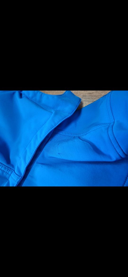Kurtka softshell niebieska chłopięca 146