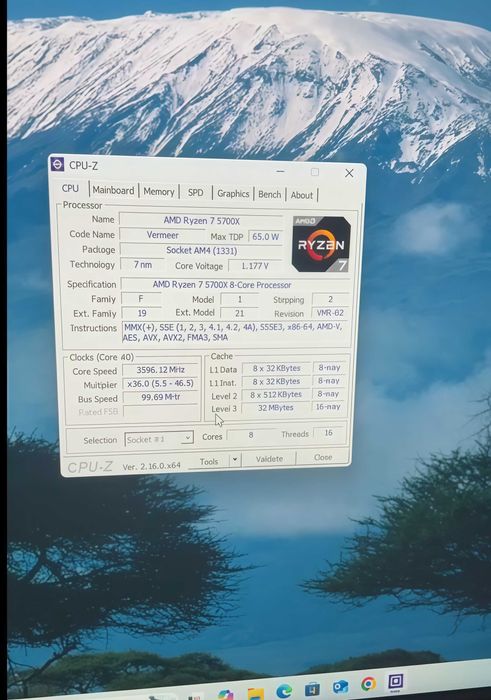 Персональный компьютер для игр и работы. RTX 3060ti EVGA/Ryzen 7 5700x