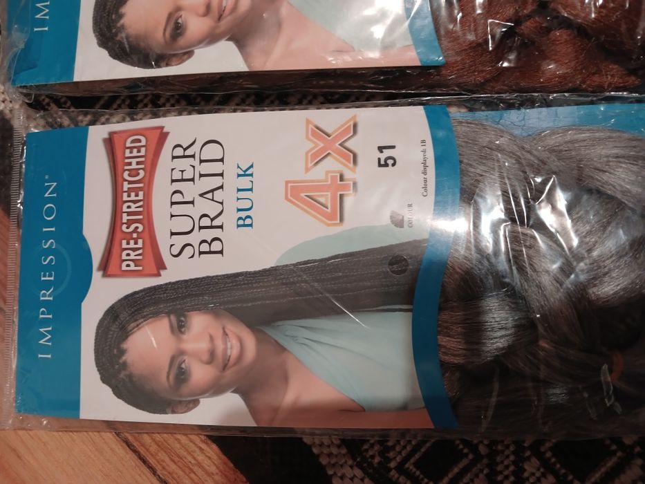 Штучне волосся для нарощування та вплітання косичок, дредів, Impressio