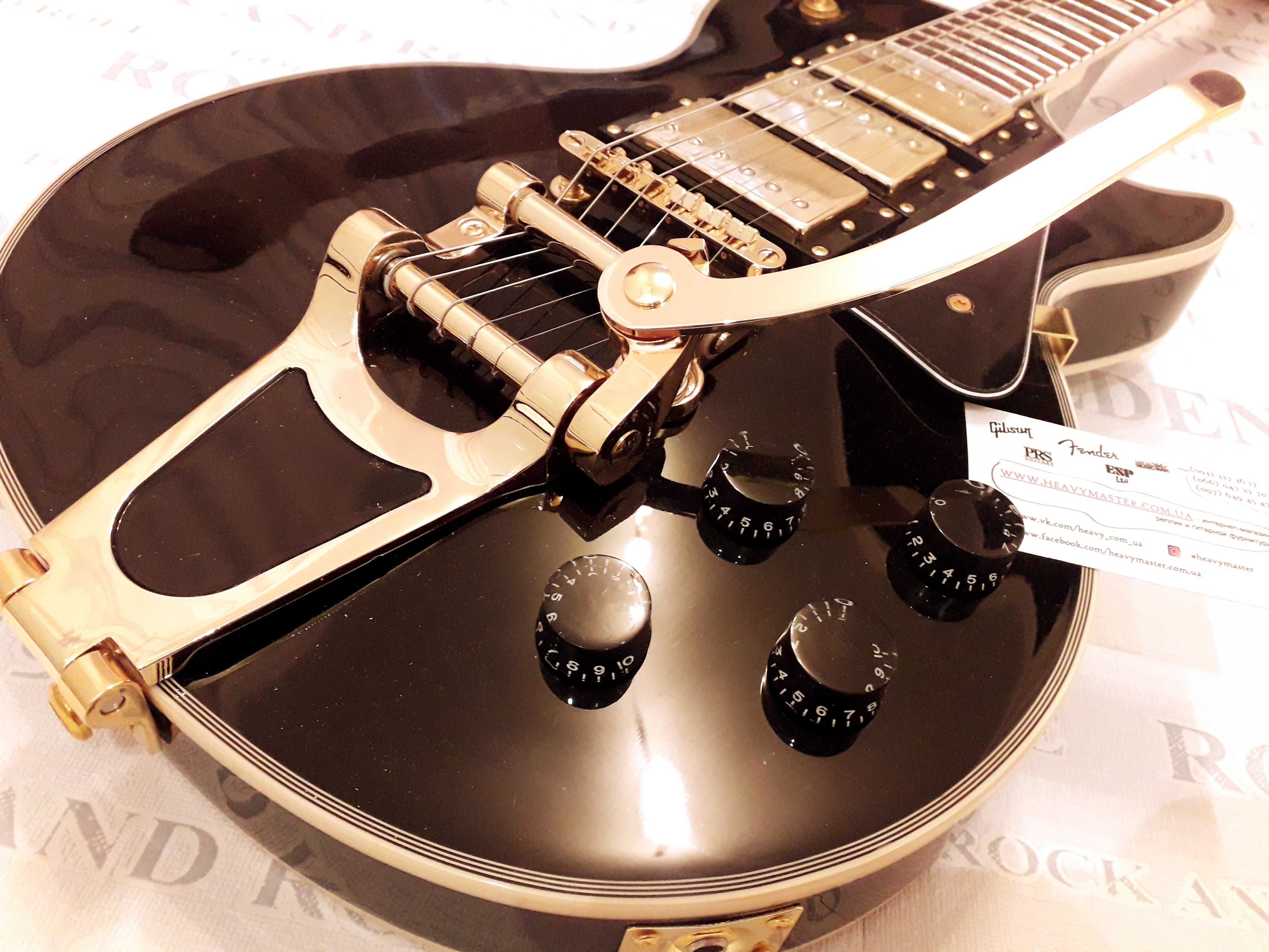 Электрогитара Джibson Les Paul Custom bigsby China