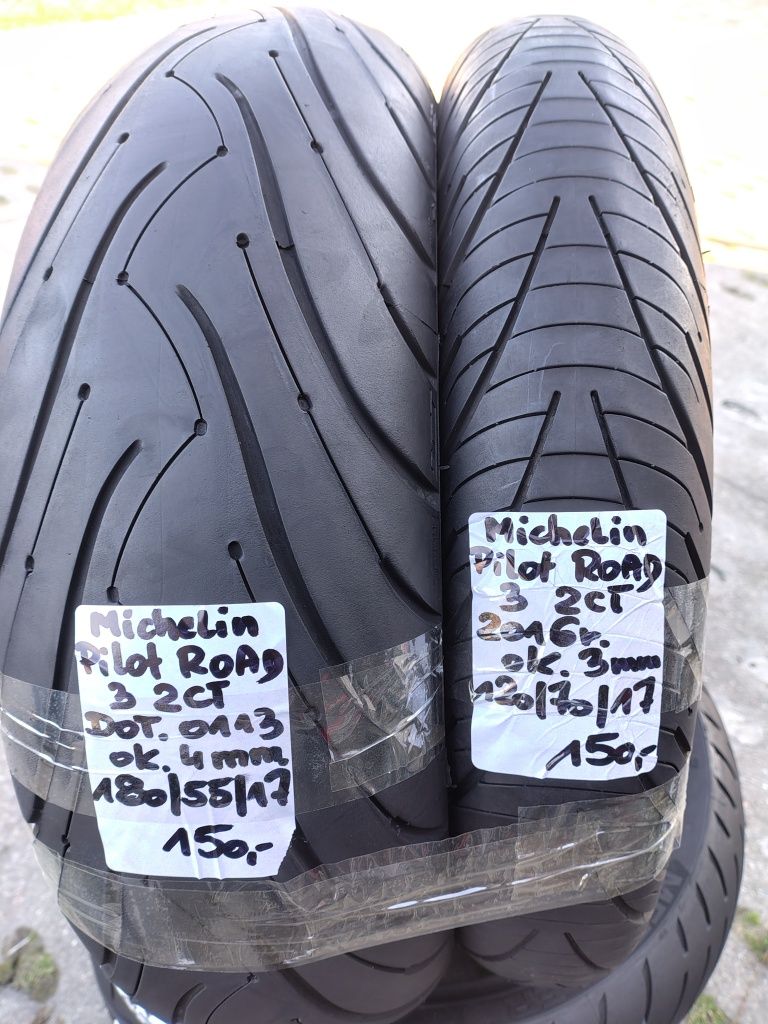 180/55/17 Michelin pilot Road 4 2CT 120/70/17 190/50/17