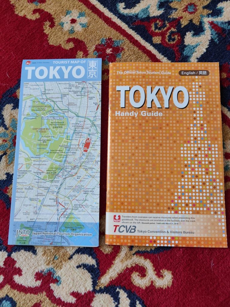 Tokio, Japonia - przewodnik mini plus mapa