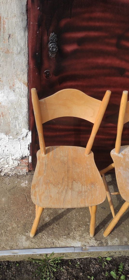Krzesło krzesła drewniane PRL Vintage