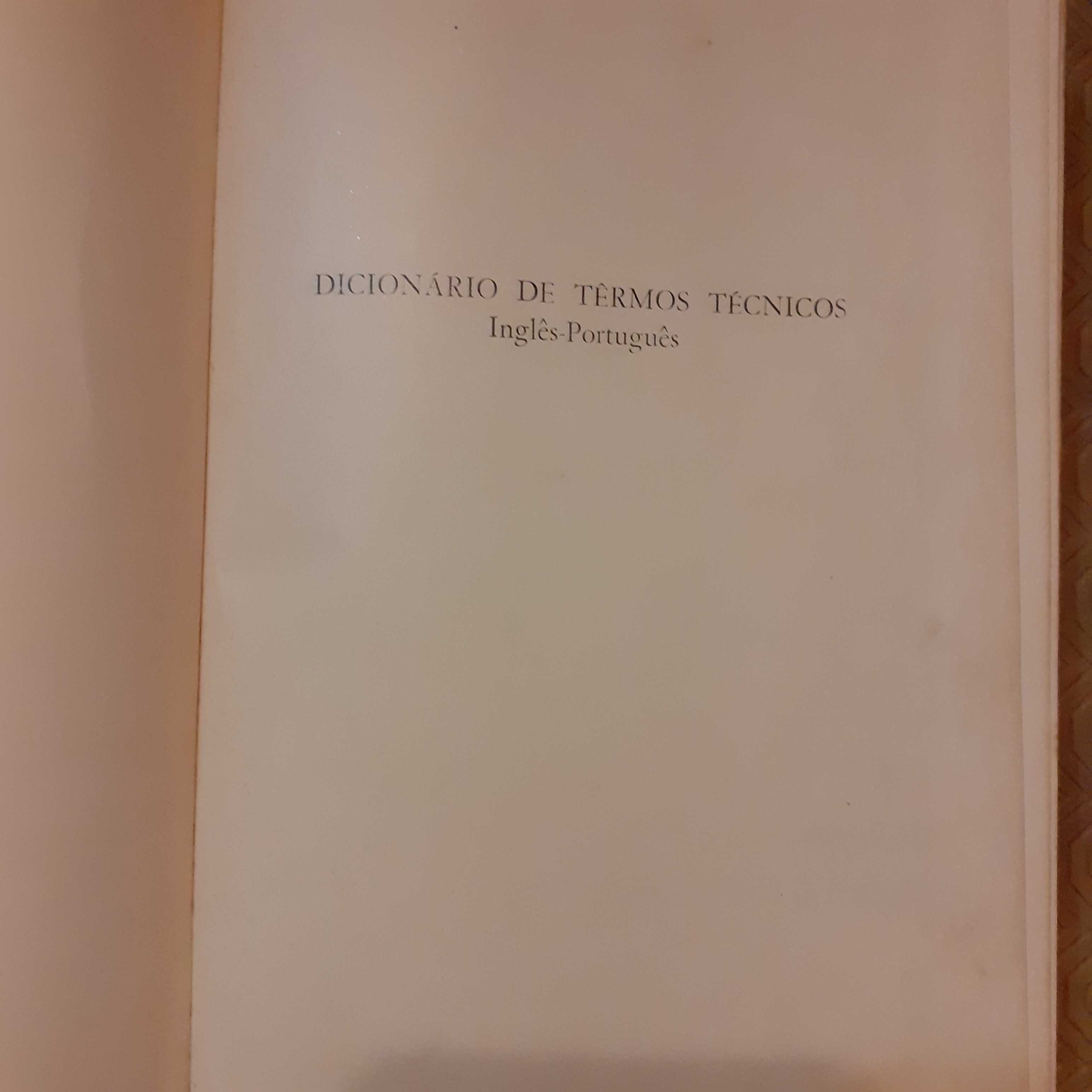 Dicionário De Termos Técnicos Inglês-Português - Eugênio Furstenau