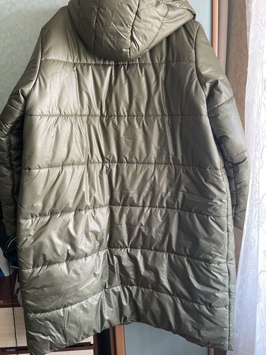 Пуховик теплющий большого размера