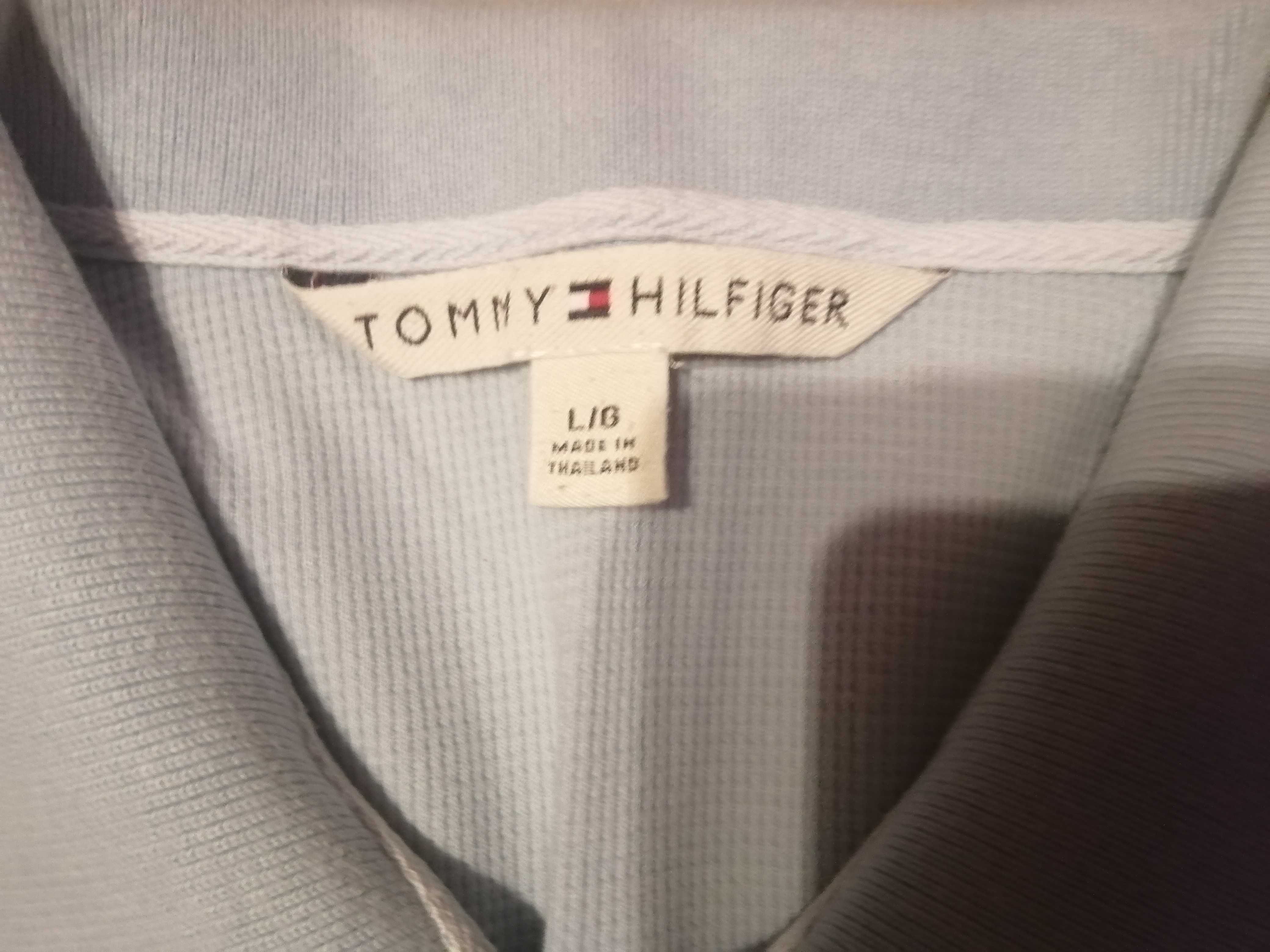 Tommy Hilfiger-bluzka damska z kołnierzykiem i z rękawem 3\4 r. L\164