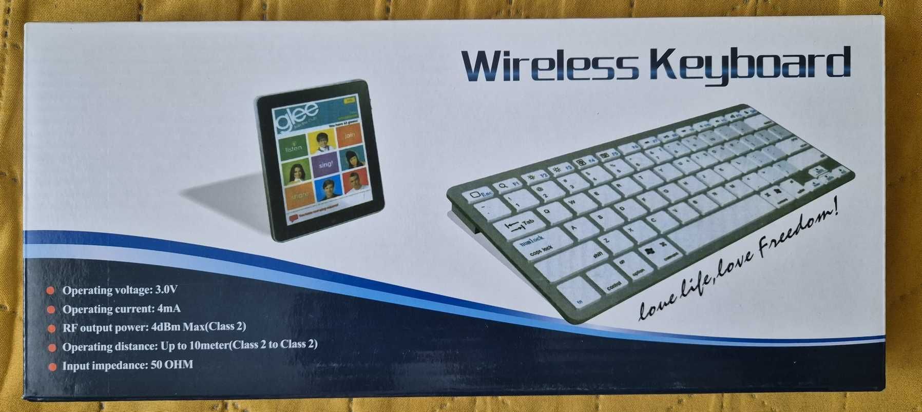 Bezprzewodowa klawiatura Bluetooth BK3001, nowa