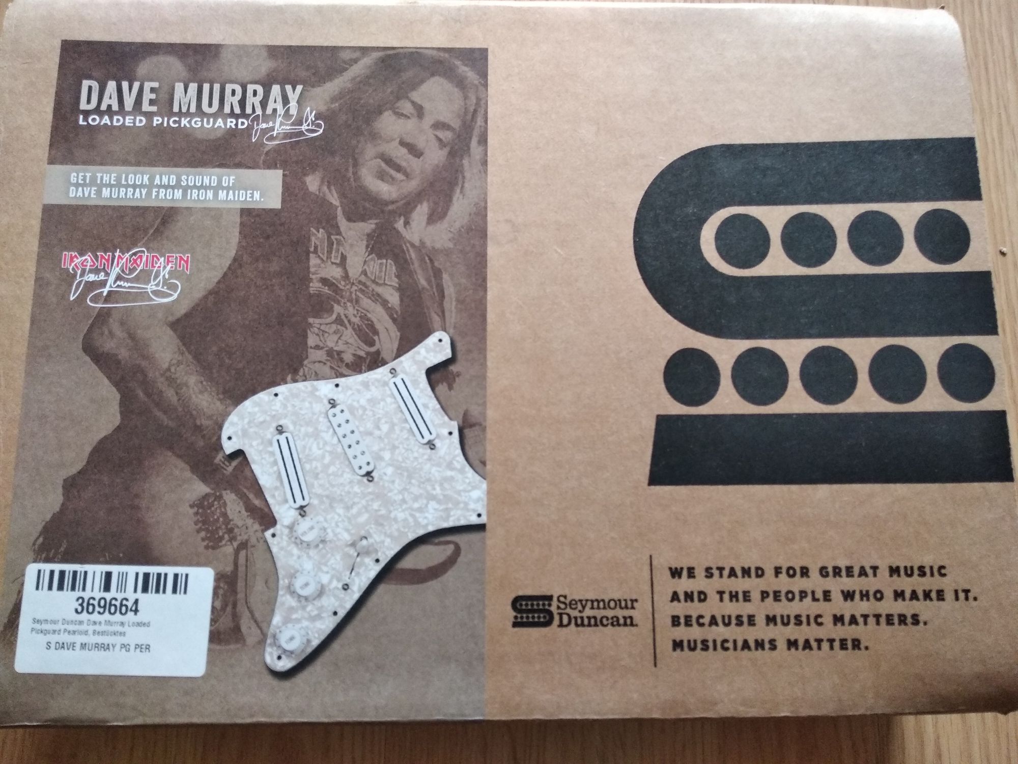 Seymour Duncan Dave Murray Pickguard