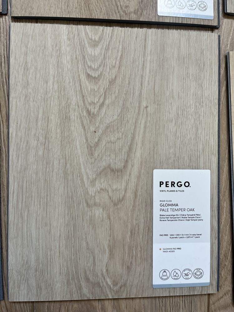 Próbki pergo winylowe
