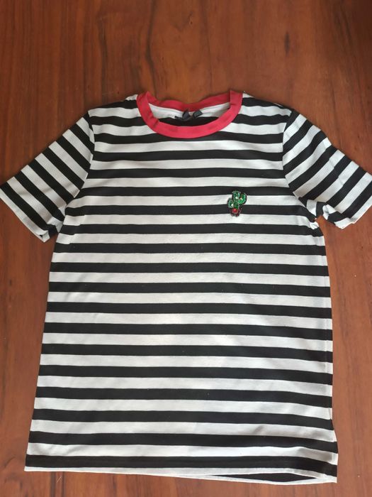 T-shirt w paski r. 36 lub 146/152