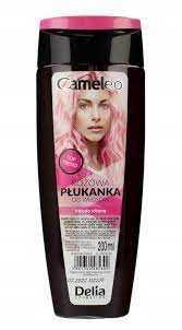 Płukanka do włosów różowa, Cameleo