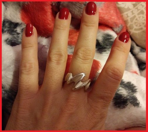 Piękny NOWY pierścionek FALA srebro 925 aż 8 gram! PREZENT WALENTYNKI