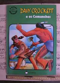 Livro BD Davy Crockett e os Comanches - Banda Desenhada Antiga