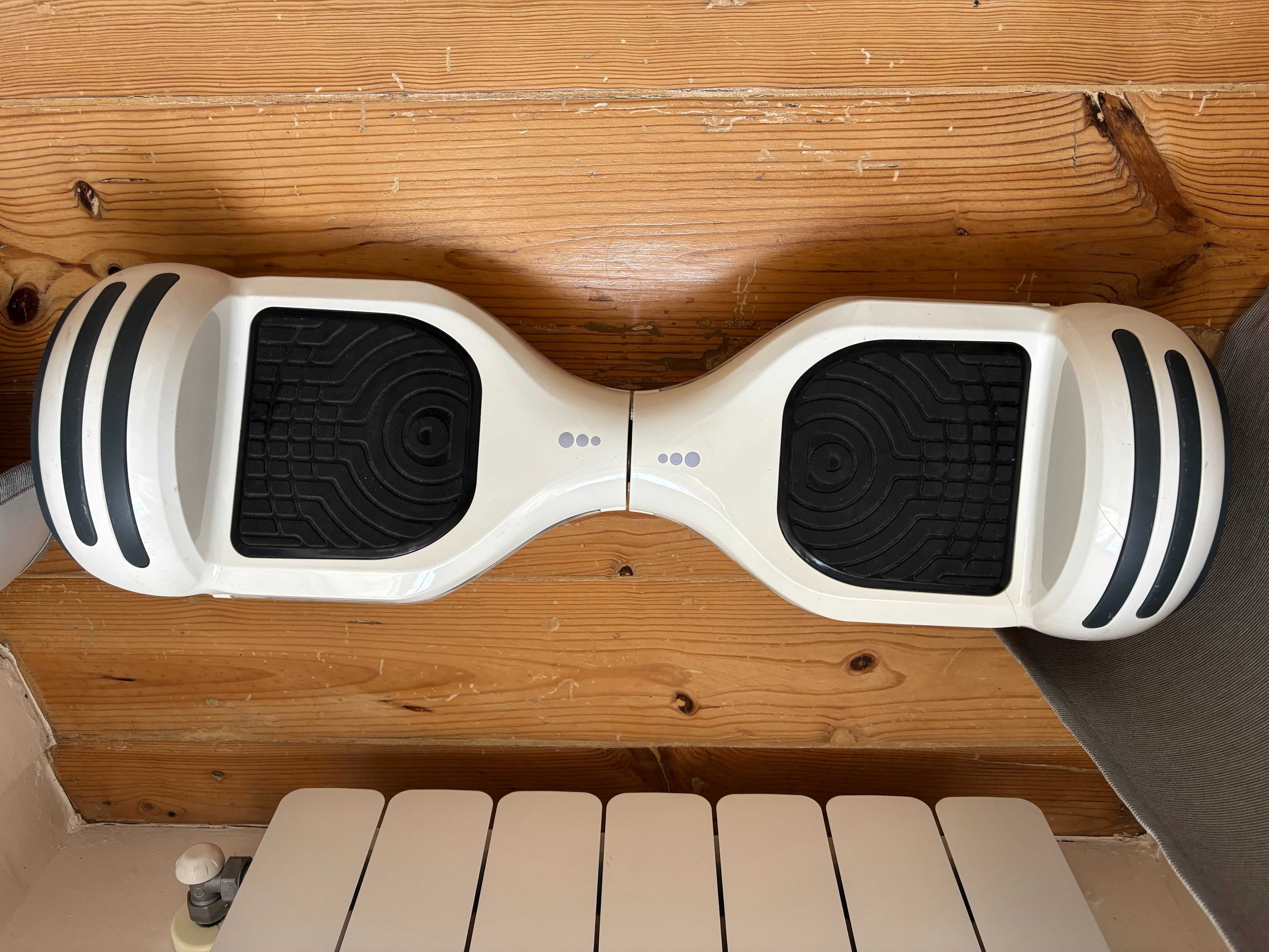 Hoverboard com luzes LED, manual de instruções, sem carregador