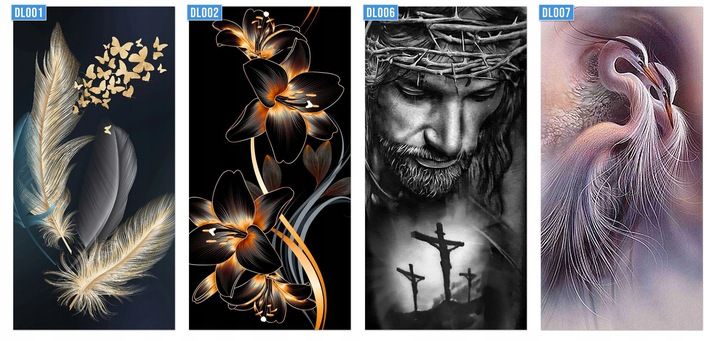 Duży Haft Diamentowy 80x40cm Jezus Krzyż Bóg Mozaika Zestaw 5d Akcesor