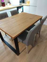 Stół dębowy, lite drewno 210x85 producent