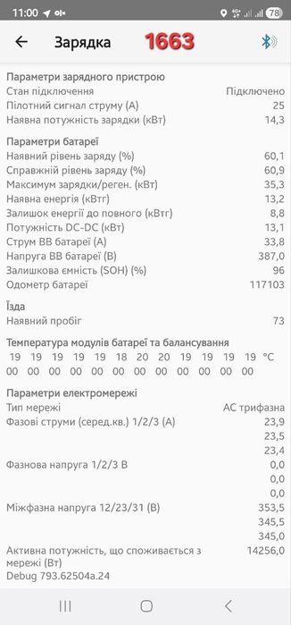 Акумулятор батарея Renault Zoe 26квт SOH 98% та SOH 93%. Останнє BMS