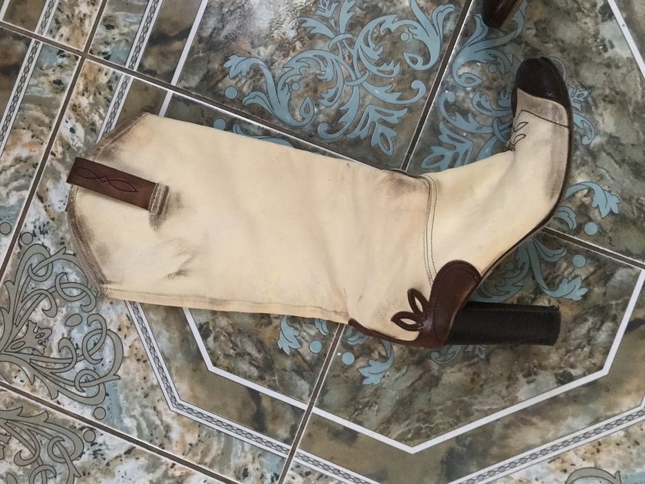 Сапоги Козаки, натуральная кожа, 39р Италия