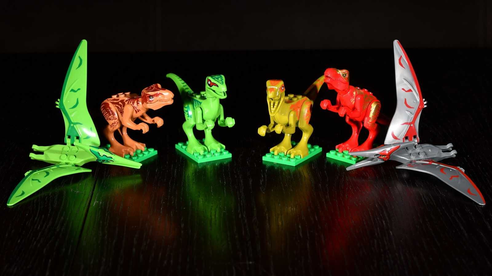 Dinozaury klocki, figurki