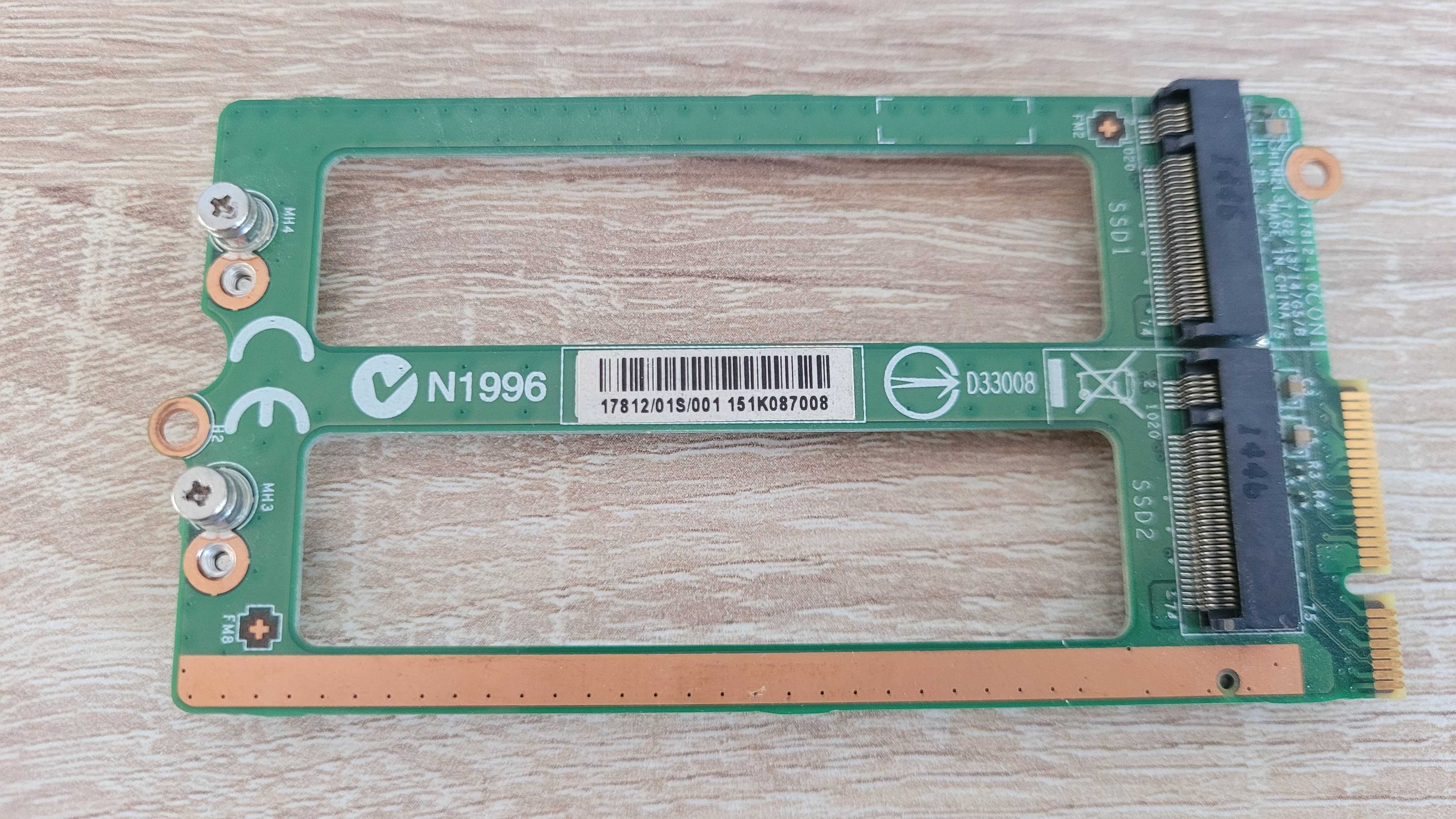 MSI Adapter 4x M.2 SSD GT72 GT72VR oryginalny MS-17812 dominator nvme