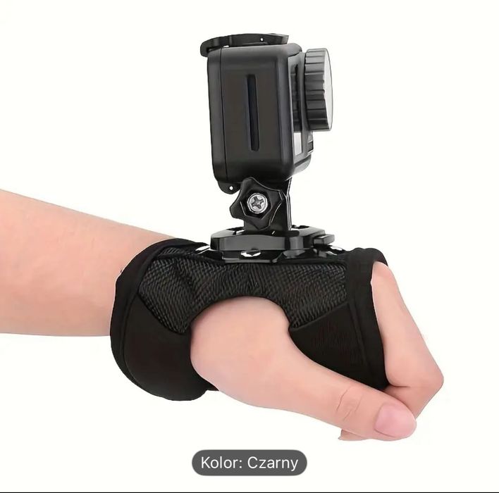 Regulowany pasek na rękę do kamery sportowej ABS z uchwytem 360 stopni