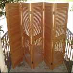 Biombo de madeira