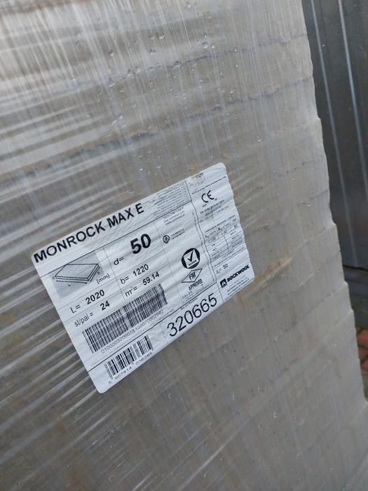 Wełna rockwool 5cm i 19cm