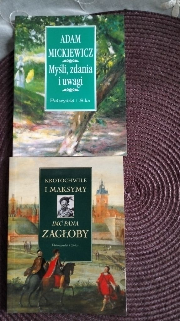 Krotochwile i maksymy Zagłoby + Myśli, zdania i uwagi A. Mickiewicz