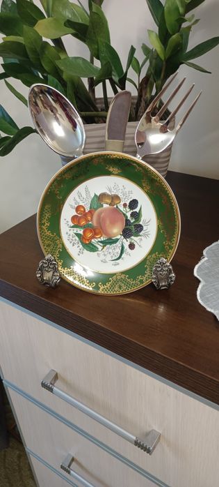 Platerowany stojak w stylu vintage z lat 60