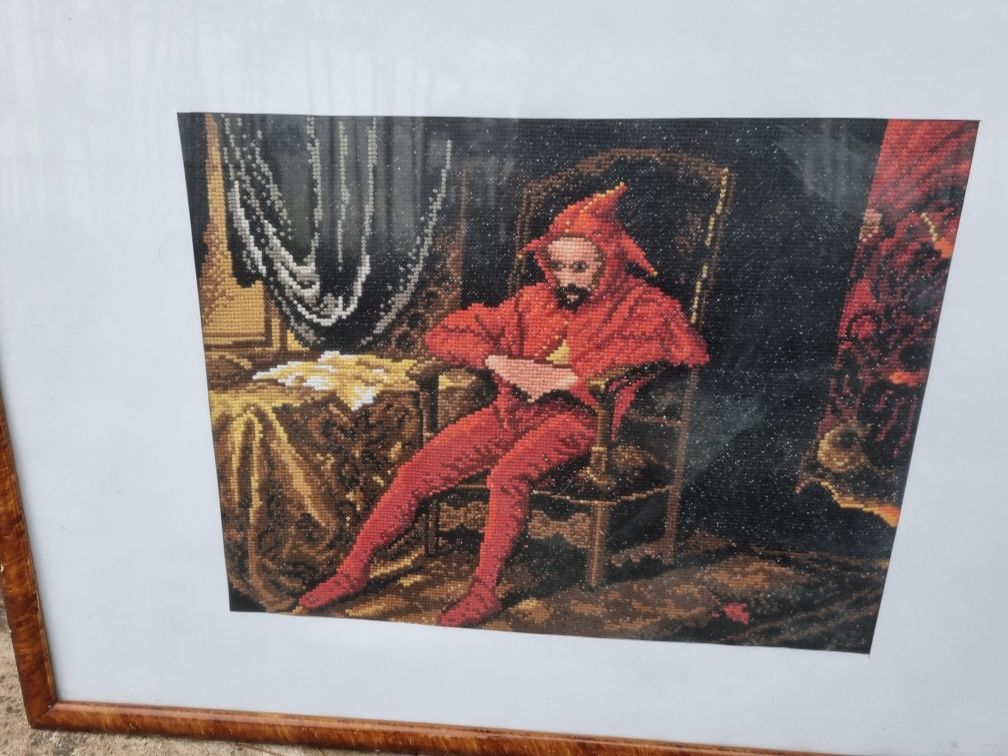 Obraz Stańczak (ręcznie wyszywany)