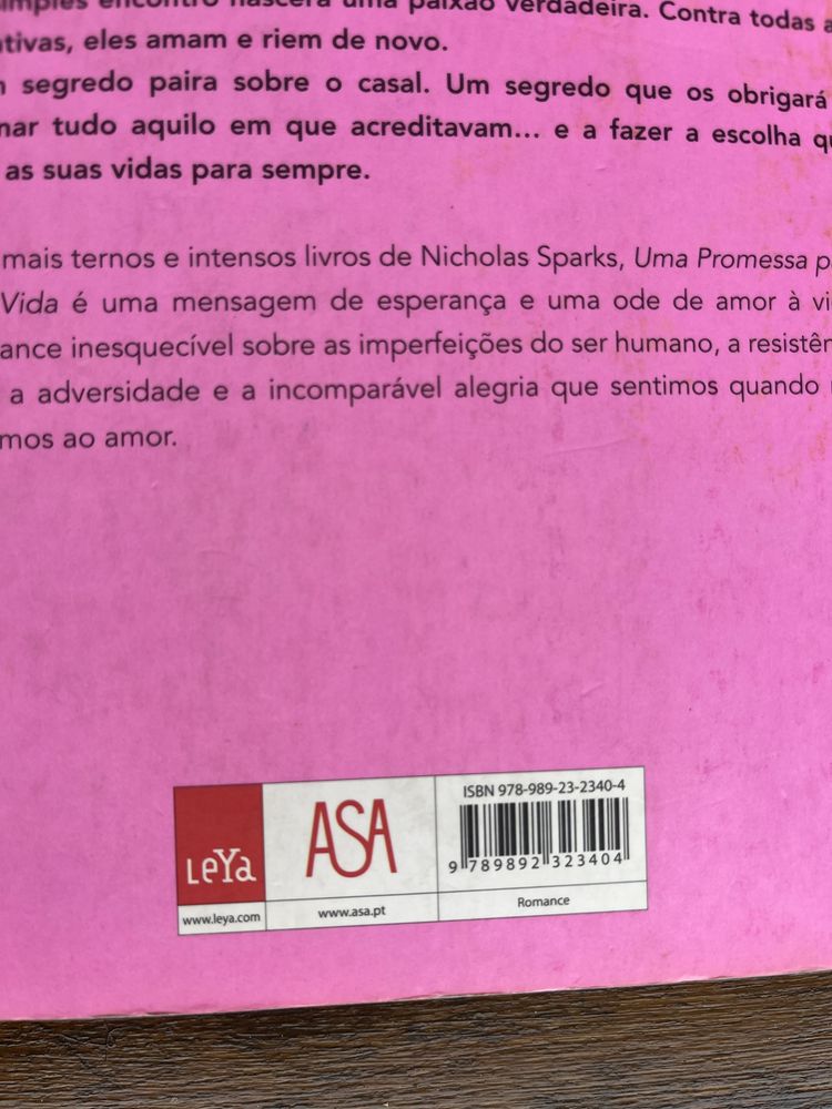 Livro “Uma Promessa Para a Vida Toda”