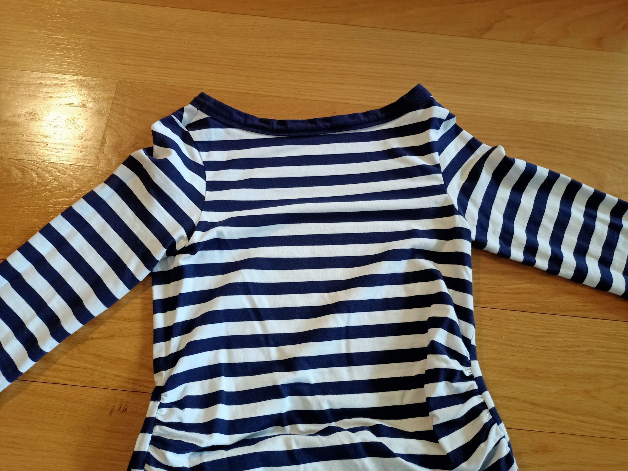 Zestaw ubrań ciążowych spódnica jeans Esprit , 2 bluzki Happymum S/XS