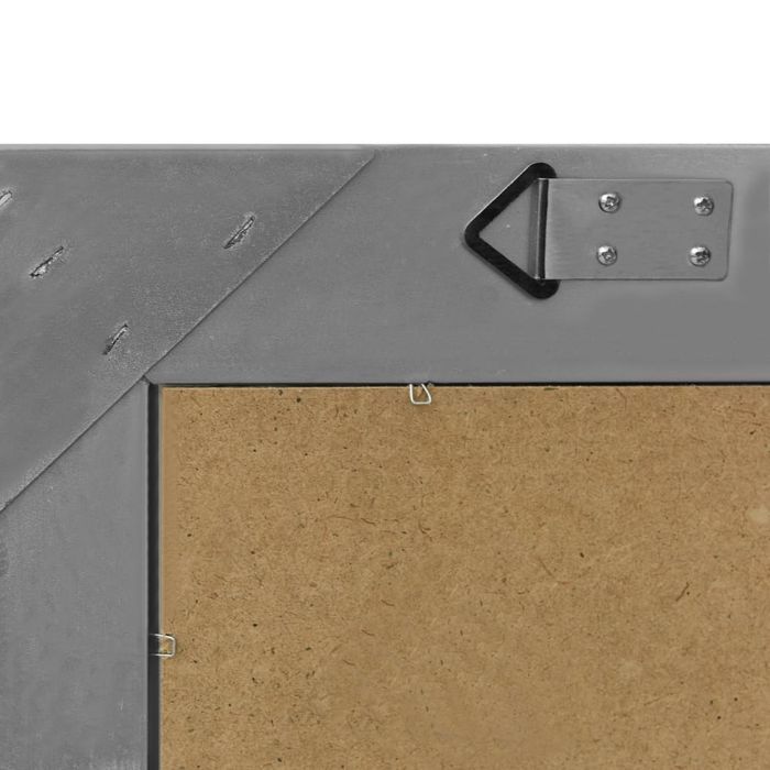 vidaXL Lustro ścienne w stylu barokowym, 60x60 cm, czarne