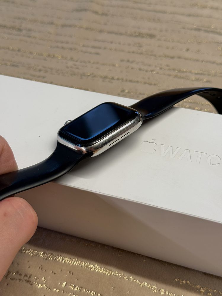 Apple Watch 5 44mm GPS + cellular stainless steel stalowy stal