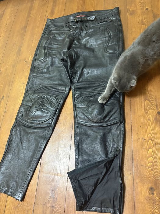 Чоловічі  шкіряні мотоштани розмір 36