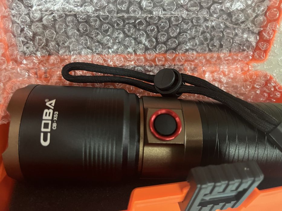 Lanterna ultra potente zoom 2 km regulavel