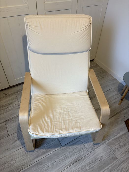 Fotel Ikea Pello, fotel bujany,finka